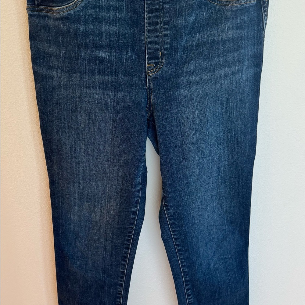 SPANX Women's Ankle Jeans- Dark Blue